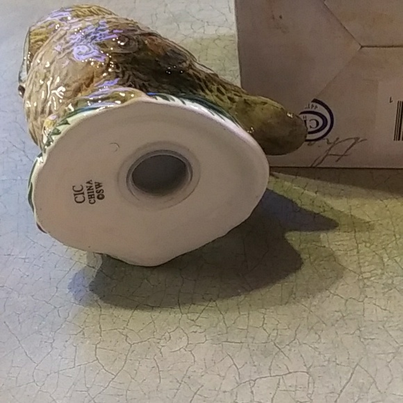 Lang store Winter Lodge Owl salt and pepper set, NIB - Picture 4 of 6